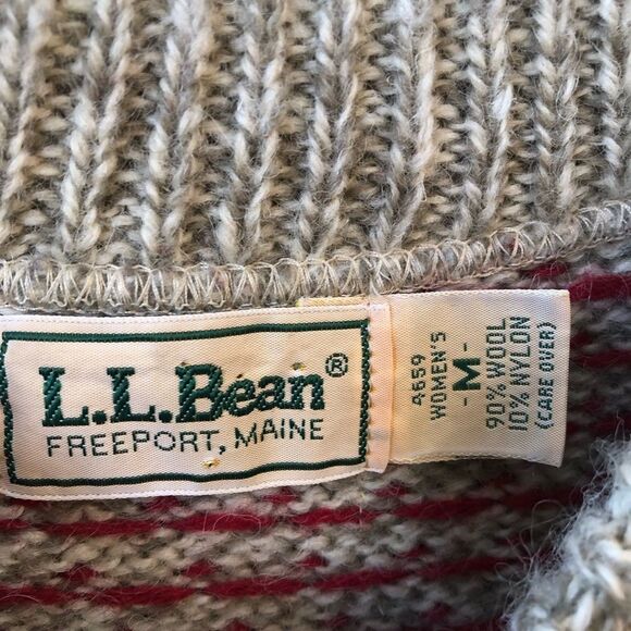 Vintage LL Bean Holiday Sweater - Picture 4 of 5